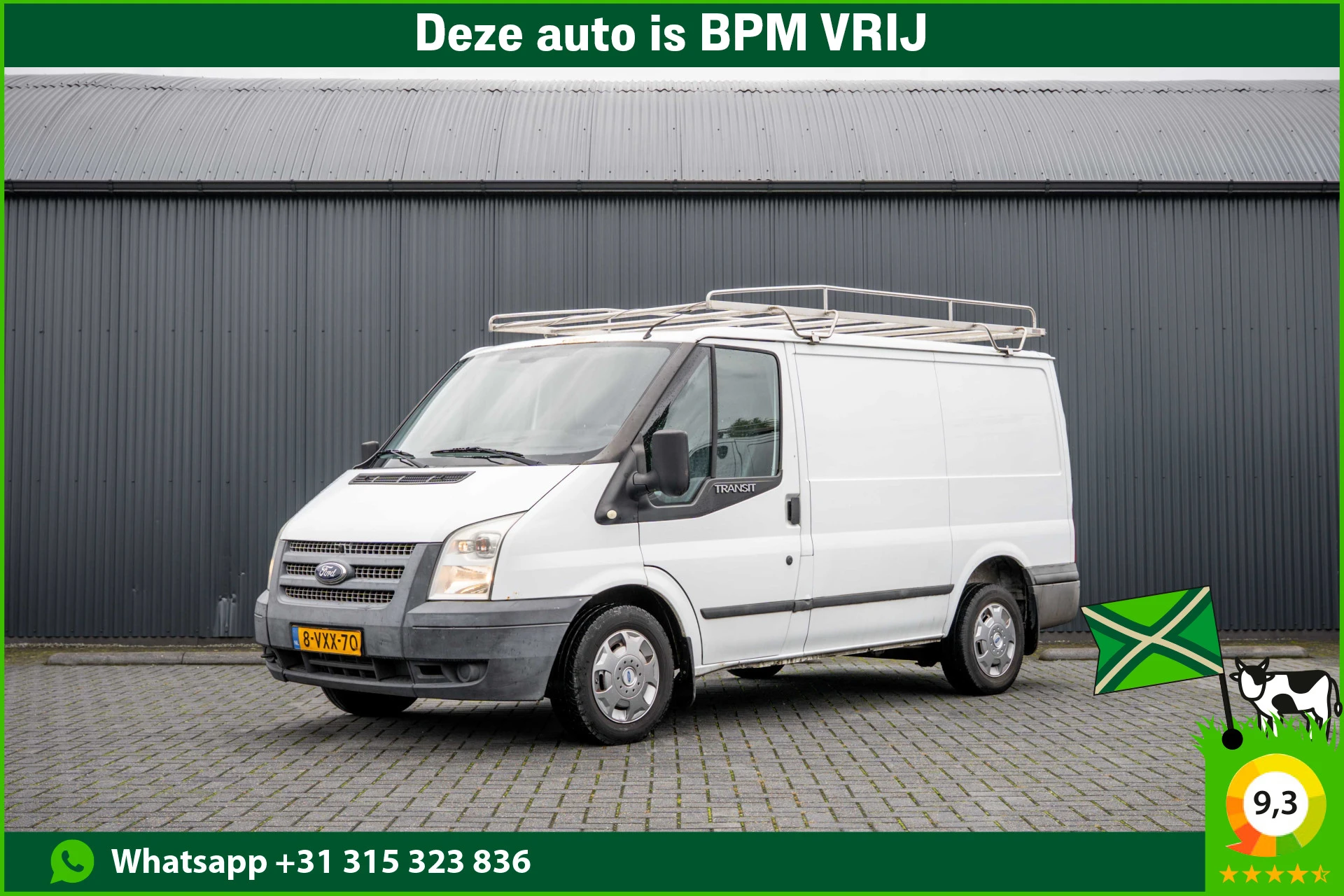Ford Transit 2012 - 2.2 TDCi | 3-Zits | Airco | Trekhaak | Imperiaal afbeelding 1
