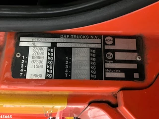 DAF FAG CF 290 Euro 6 Geesink 20m³ 2016 - N/A image 22