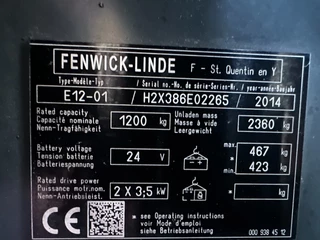 Linde N/A 2014 - E12-01 / SIDE SHIFT / DUPLEX obrazek 24