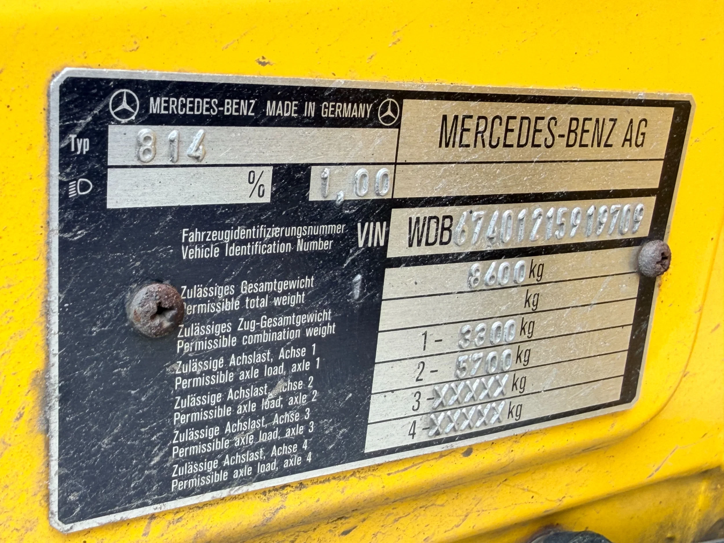Mercedes-Benz 814 1993 - Tow truck - Takelwagen afbeelding 20