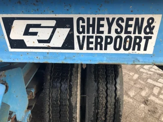 Gheysen en Verpoort N/A 2011 - R2110B 2 As Dieplader Aanhangwagen Open - T.b.v. Containers - Bladvering, 83-WFF-5 afbeelding 16