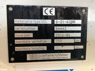 DAF 400 2016 - FAN CF VDL 21 Ton haakarmsysteem Just 217.974 km! zdjecie 20