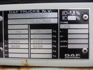DAF LF 45 2013 - 210 NL TRUCK immagine 19