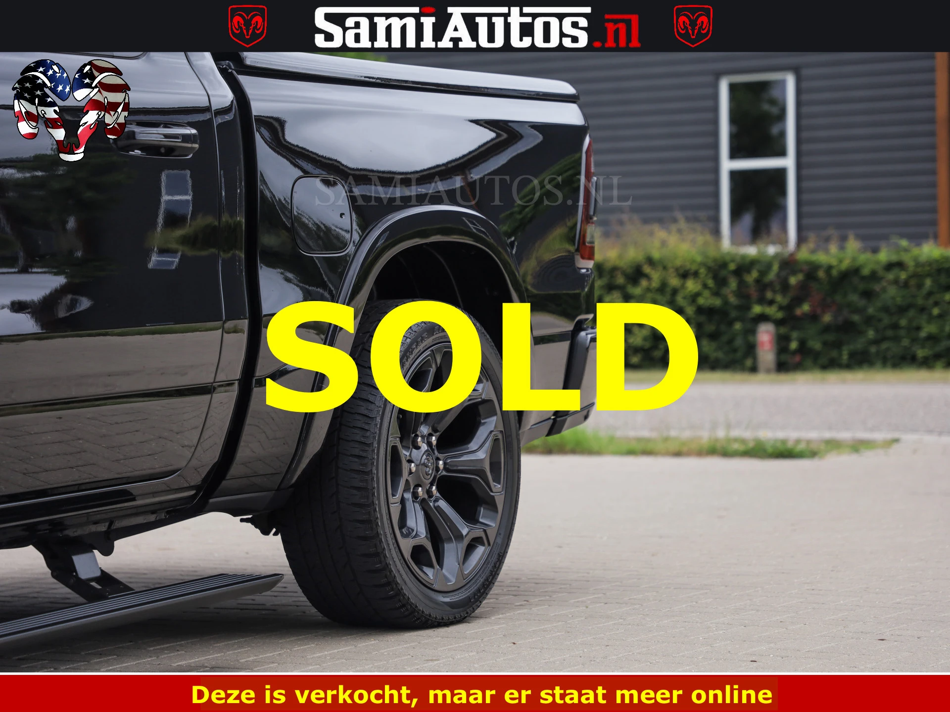Dodge Ram 1500 2022 - LIMITED NIGHT | BOM VOL | HUD | MWK | LUCHTVERING | PANODAK | afbeelding 29