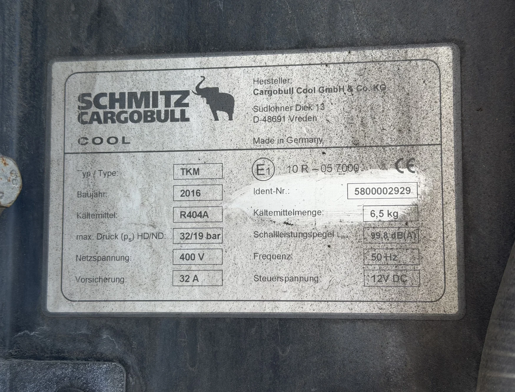 Schmitz Cargobull 2016 - SCB*S3B SCHMITZ TKM COOLING LIFT AXLE TAIL LIFT 1340x250x270 CM INSIDE FLOWERWIDE NL-TRAILER imagem 10