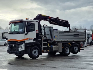 Renault C 2022 - 440 - 6x2*4 - HIAB X Pro 232 Crane - Meiler 3 seite kipper/Tipper - Retarder - Steering axle imagem 5