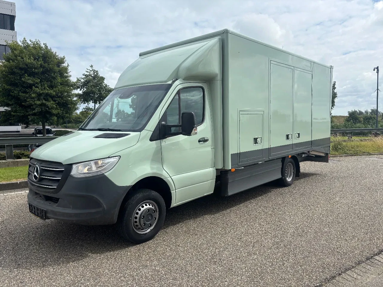 Mercedes-Benz Sprinter 2022 - 516CDI Auto/Machine Transport Oprijwagen Automaat Airco Navi Cruisecontrol 9000km afbeelding 2