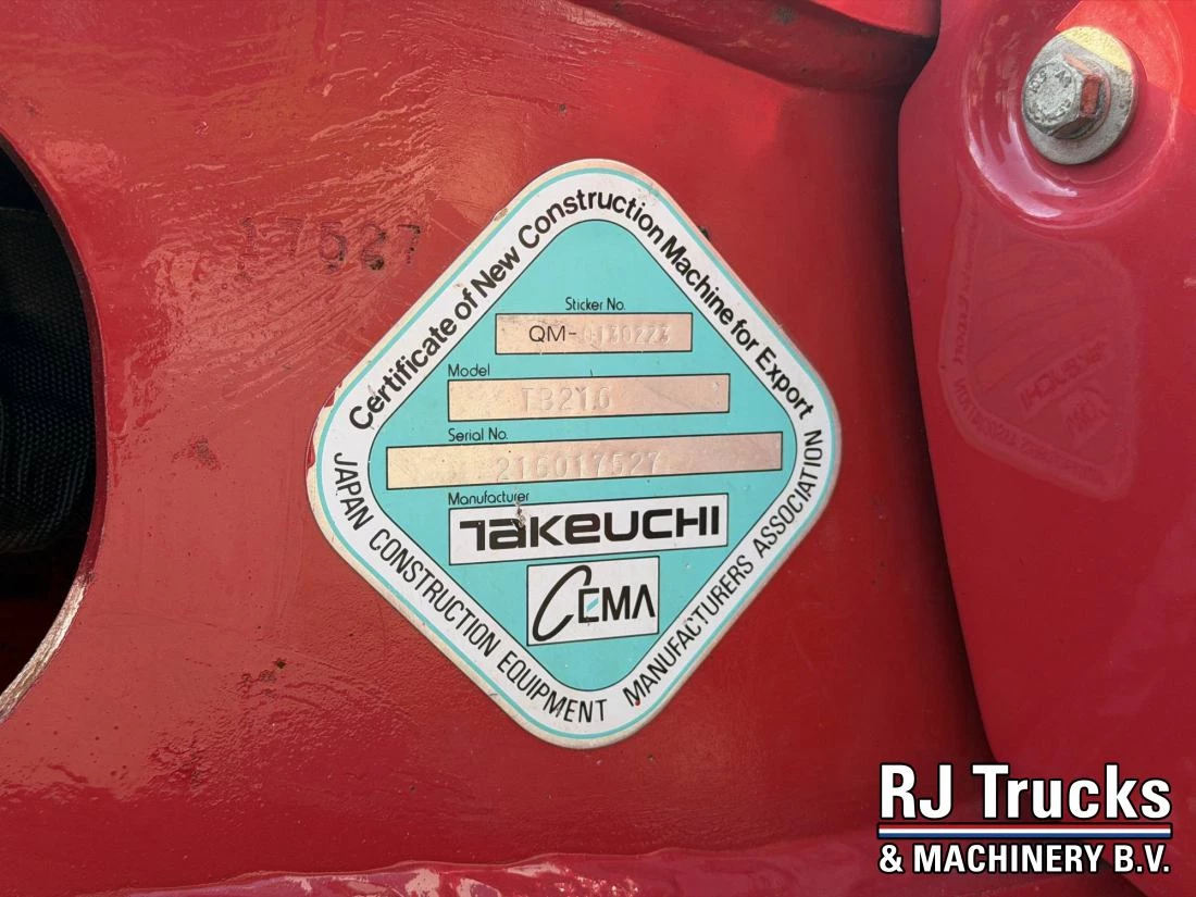 Takeuchi TB216 - ONLY 913 H | Quick Coupler | Bluetooth | 2021 afbeelding 14