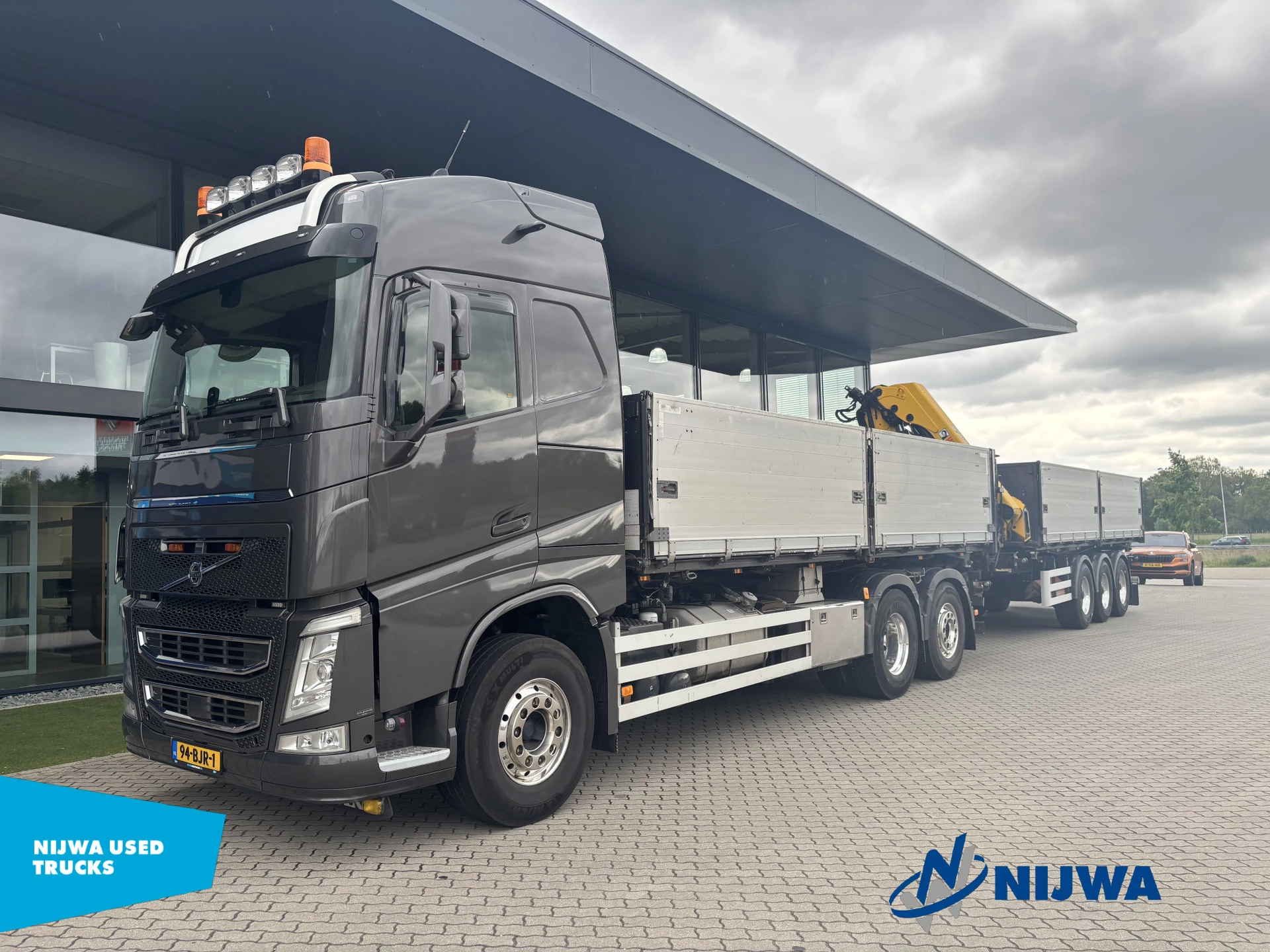 Volvo FH 2017 - 500 6x2/4 HIAB X-HIPRO 192 E-2 I.C.M. KEMPF THKD-24 AANHANGER image 1