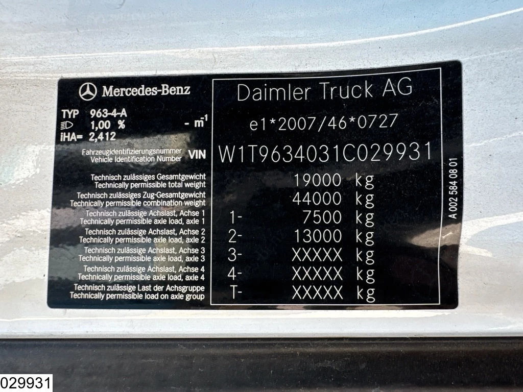Mercedes-Benz Actros 2021 - 1845 EURO 6d Bild 7