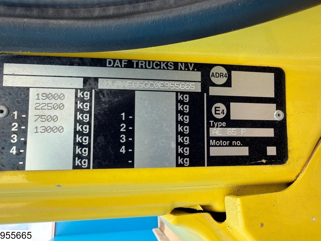 DAF 2012 - CF 300 EURO 5, HIAB, Remote, Manual afbeelding 13