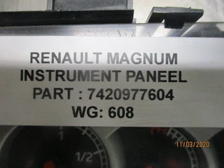Renault - MAGNUM 7420977604 INSTRUMENT PANEEL imagem 2 miniatura
