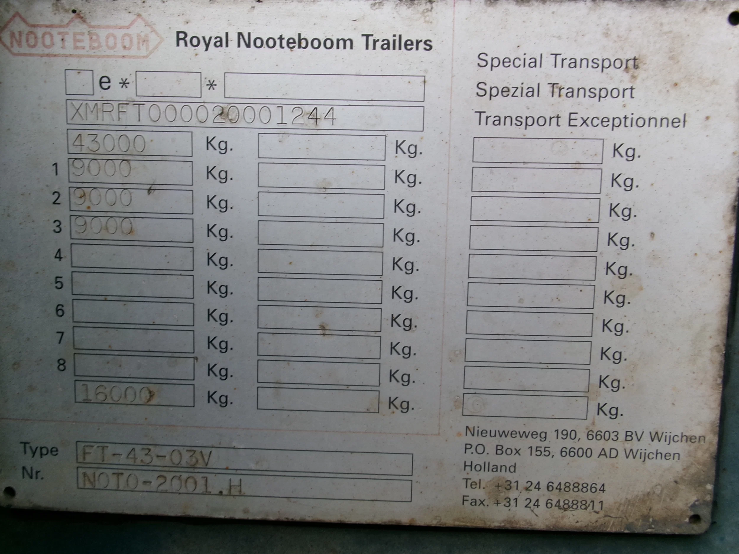 Nooteboom 2003 - FT-43-03-V afbeelding 7