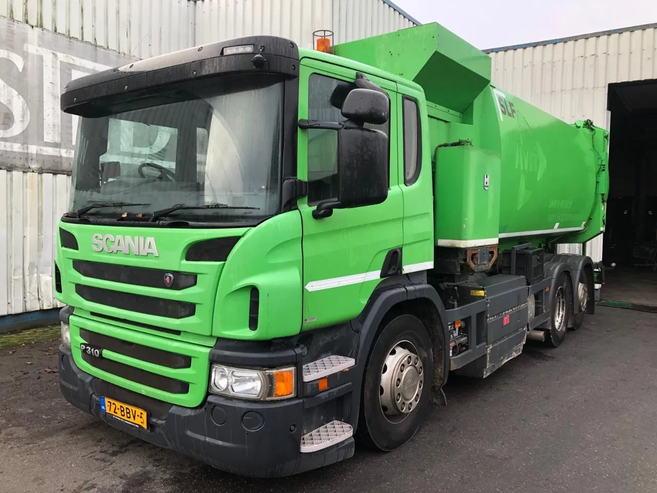 Scania P 2013 - P310 , 6x2 , CNG , Aut. , RHD , Garbage Truck afbeelding 1