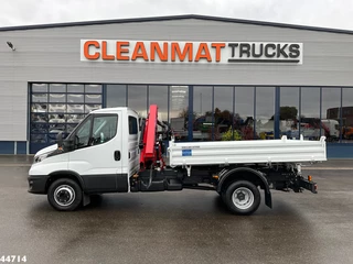 Iveco Daily 2024 - 72C18 HMF laadkraan 3,4 Tonmeter laadkraan + Meiller 3-zijdige kipper New & Unused!! obrazek 4