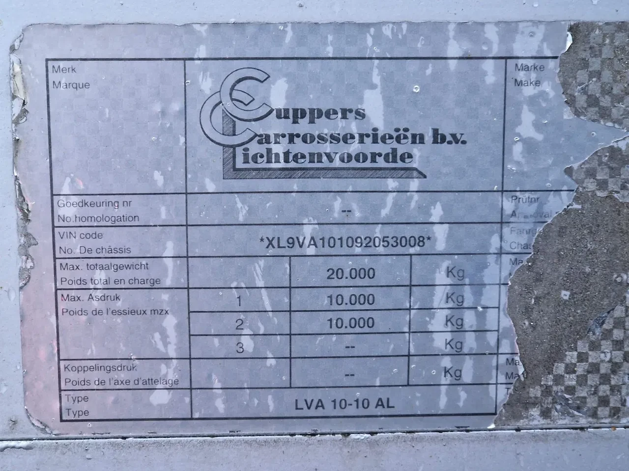 CUPPERS LVA 10-10 AL 2009 - 3 deck livestock trailer - BPW Axle - Folding roof изображение 24