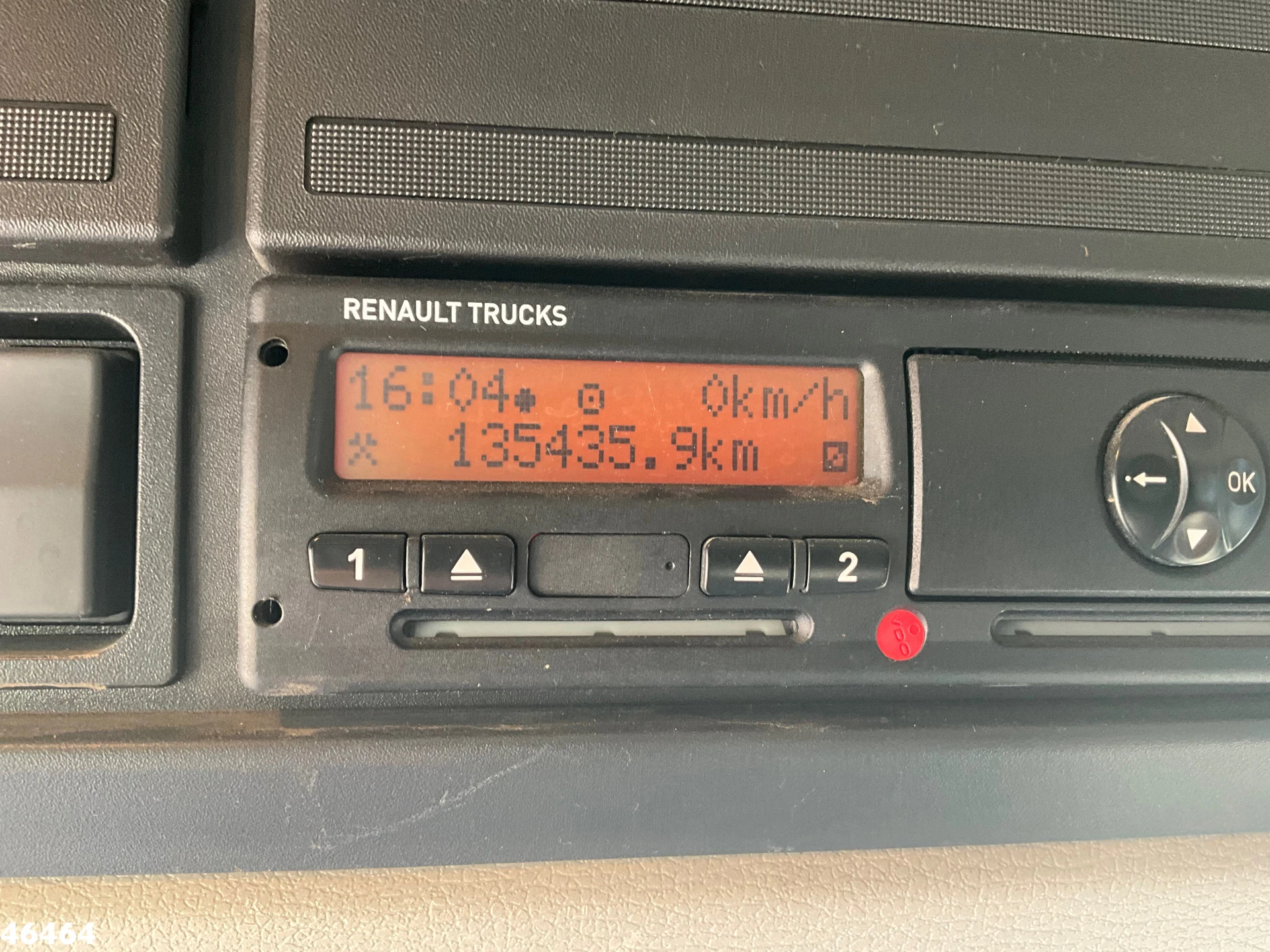 Renault Midlum 180 Kipper HMF laadkraan Just 135.435 km! 2012 afbeelding 21