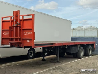 Floor FL0 12 202T 1994 - DRUM BRAKES STEERING AXLE 950 CM LONG HOLLAND-TRAILER te koop