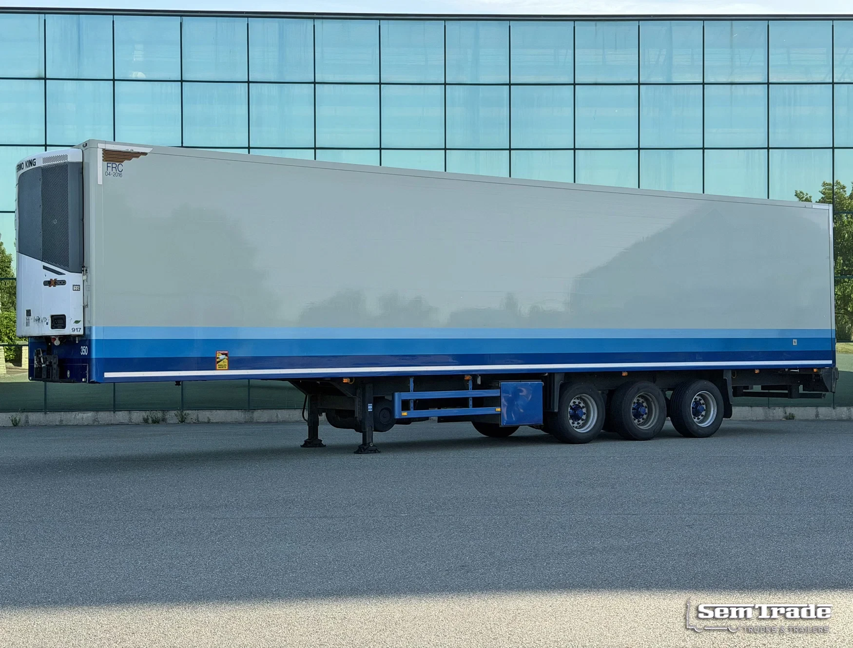 HEIWO HZO 39 2010 - HZO-39 ISOLATED BOX THERMO KING SLX300 LIFT AXLE HOLLAND-TRAILER afbeelding 1