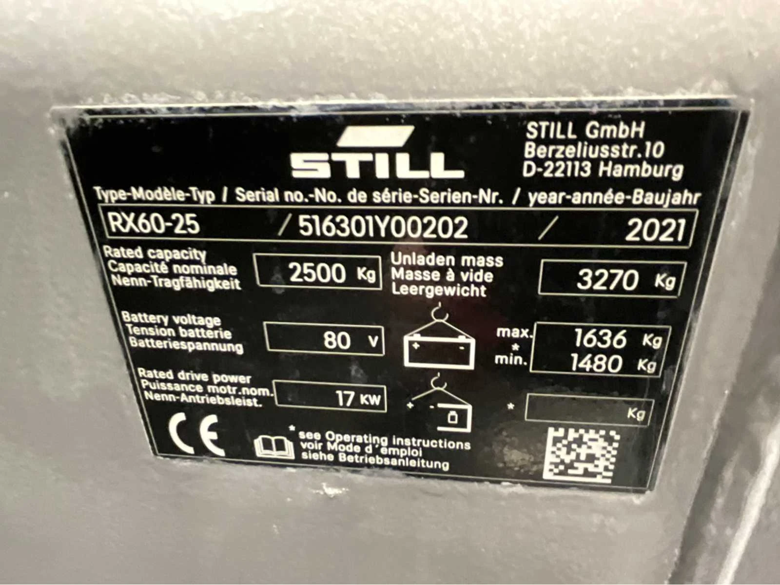 Still 2021 - RX60-25 Triplex- Freelift - Sideshift zdjęcie 9