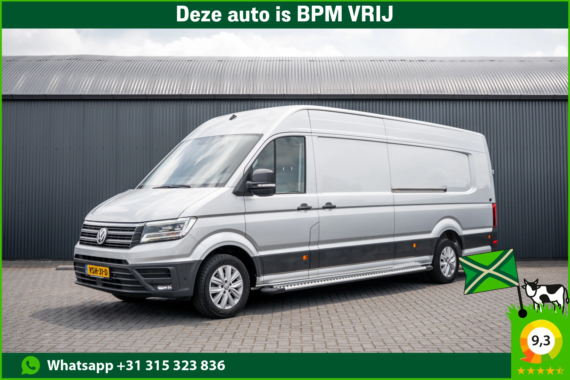 Volkswagen Crafter 2023 - 2.0 TDI XL L5H3 | 177 PK | Rijplaten | Automaat | LED | Camera | Carplay | Schuifdeur L+R | PDC | Trekhaak afbeelding 1