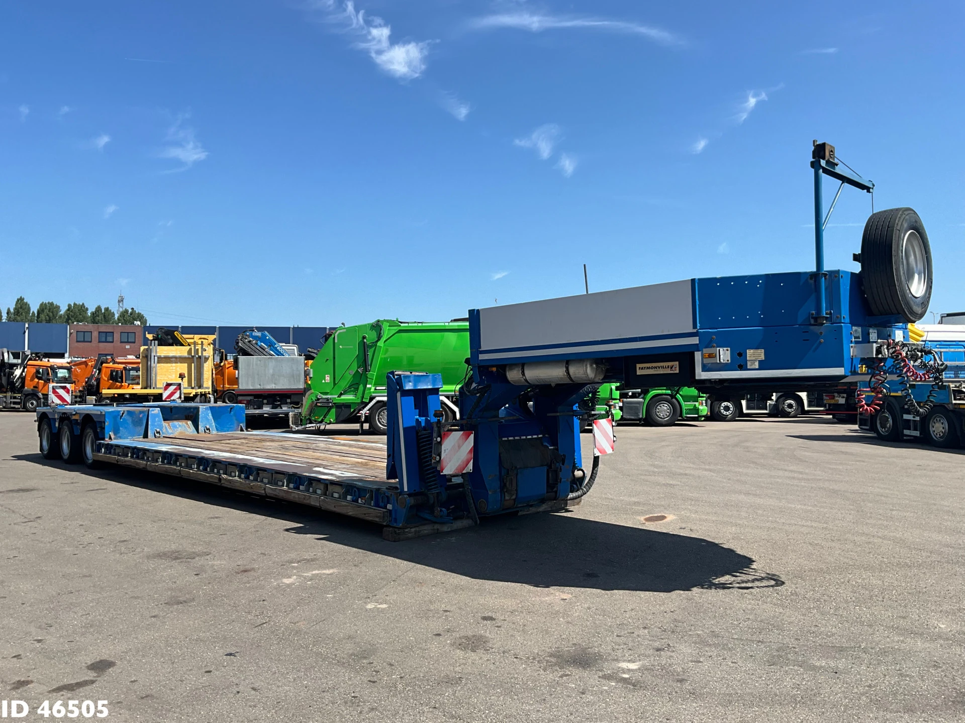 MAN TGX 2021 - 41.640 Euro 6 8x4 + Faymonville 3-assige Euro Dieplader afbeelding 28