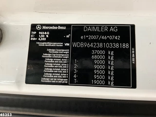 Mercedes-Benz Arocs 3253 8x4 Hiab 105 Tonmeter laadkraan 2019 - N/A immagine 32