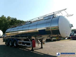Feldbinder Chemical tank inox 30 m3 / 1 comp + pump 2006 imagen 2 miniatura