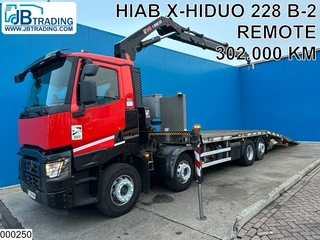 Renault 2018 - C 380 EURO 6, 8x2, HIAB, Remote afbeelding 1 miniatuur