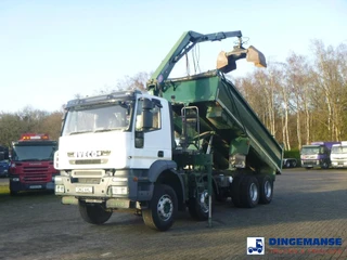 Iveco AD340T36 8x4 RHD tipper + HMF 1244 Z1 2012 на продажу