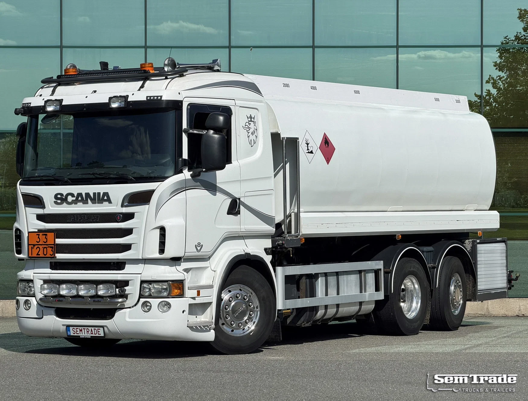 Scania R 2012 - R500 V8 EURO 5 FULL AIR 6X2 FULL ADR FUEL DIESEL TANK TRUCK TOP CONDITION BELGIUM-TRUCK afbeelding 1