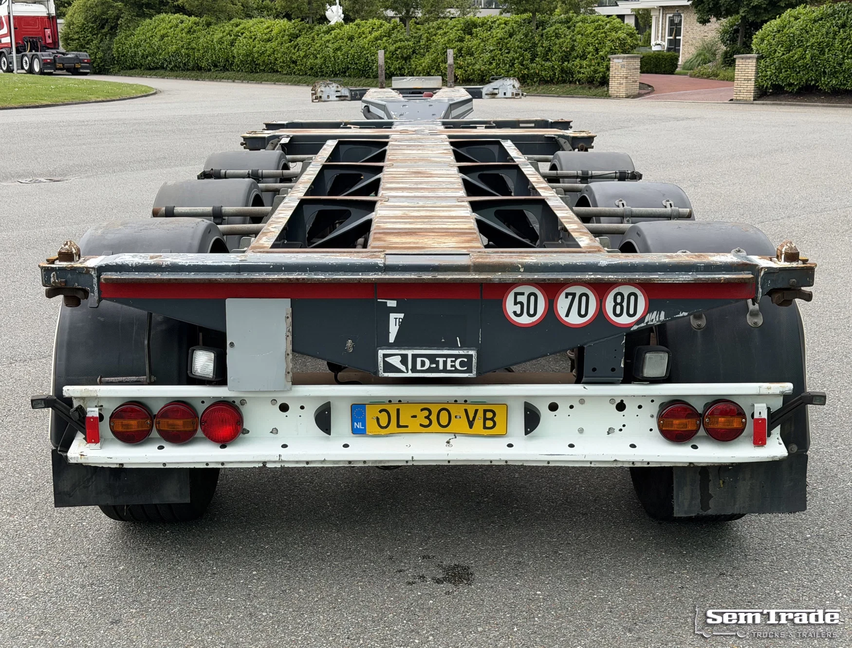 D-TEC 2012 - VCC-01 FT-LS-S FRONT+MIDDLE+BACK SLIDER 20-40-45 FT. LIFT AXLE HOLLAND-TRAILER obrázek 4