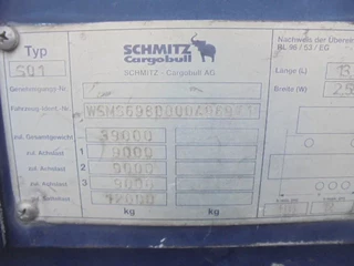 Schmitz Cargobull N/A 2002 - S01 NL KENTEKEN obrazek 16