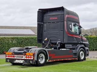 Scania T 2002 - T164-580 V8 Topline 4x2 - Original Torpedo/Hauber - Retarder - 4.70 WB - PTO/Hydraulic - Light bar - Leather seats obrazek 8