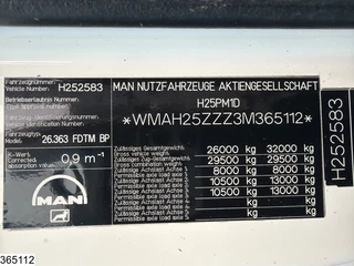 MAN TGA 2003 - 26 360 6x4, Manual transmission, Leaf spring suspension image 7