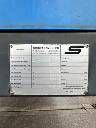 Schwarzmüller 3-Achs Tautliner 2008 - 3-Achs Tautliner Schiebeplane Edscha Liftachse image 21