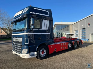 DAF XF106-530 2019 - 8X2 / AJK HOOKLIFT 25000KG / 9 TON FRONT AXLE / NAVI / ONLY:612482 KM / SSC / AUTOMATIC / EURO-6 / 2019 immagine 1