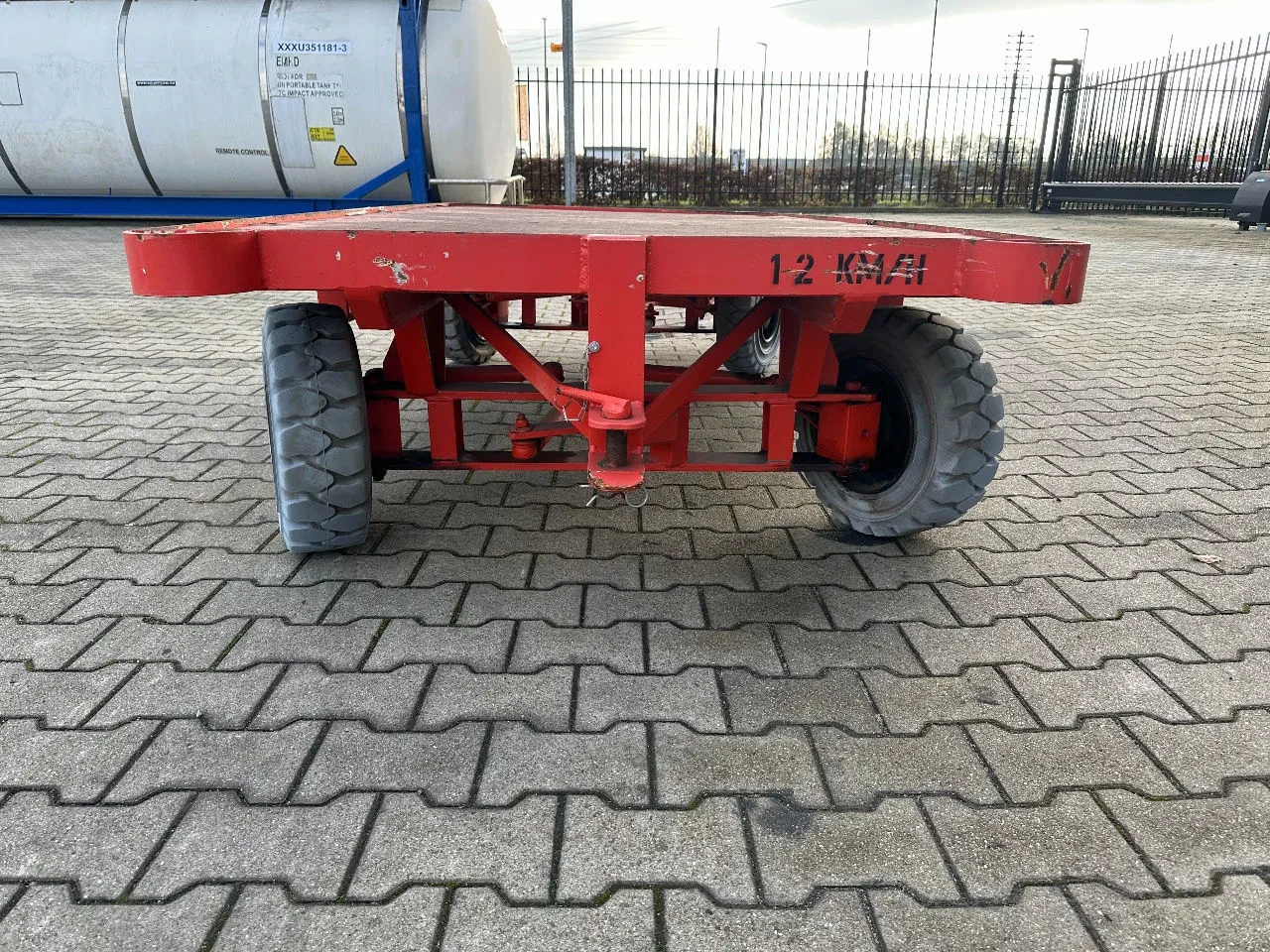 Mafi 2016 - stack of 2x double-steered and connectable heavy-duty trailers with 6000kg loading capacity, 9x available afbeelding 16