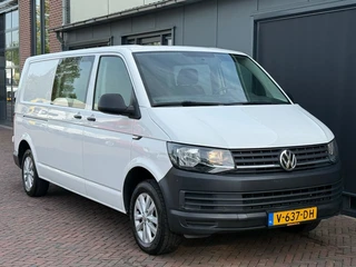 Volkswagen Transporter 2017 - 2.0 TDI L2 Airco Dubbel Cabine 102PK Trekhaak 1e Eigenaar NAP Euro 6 te koop