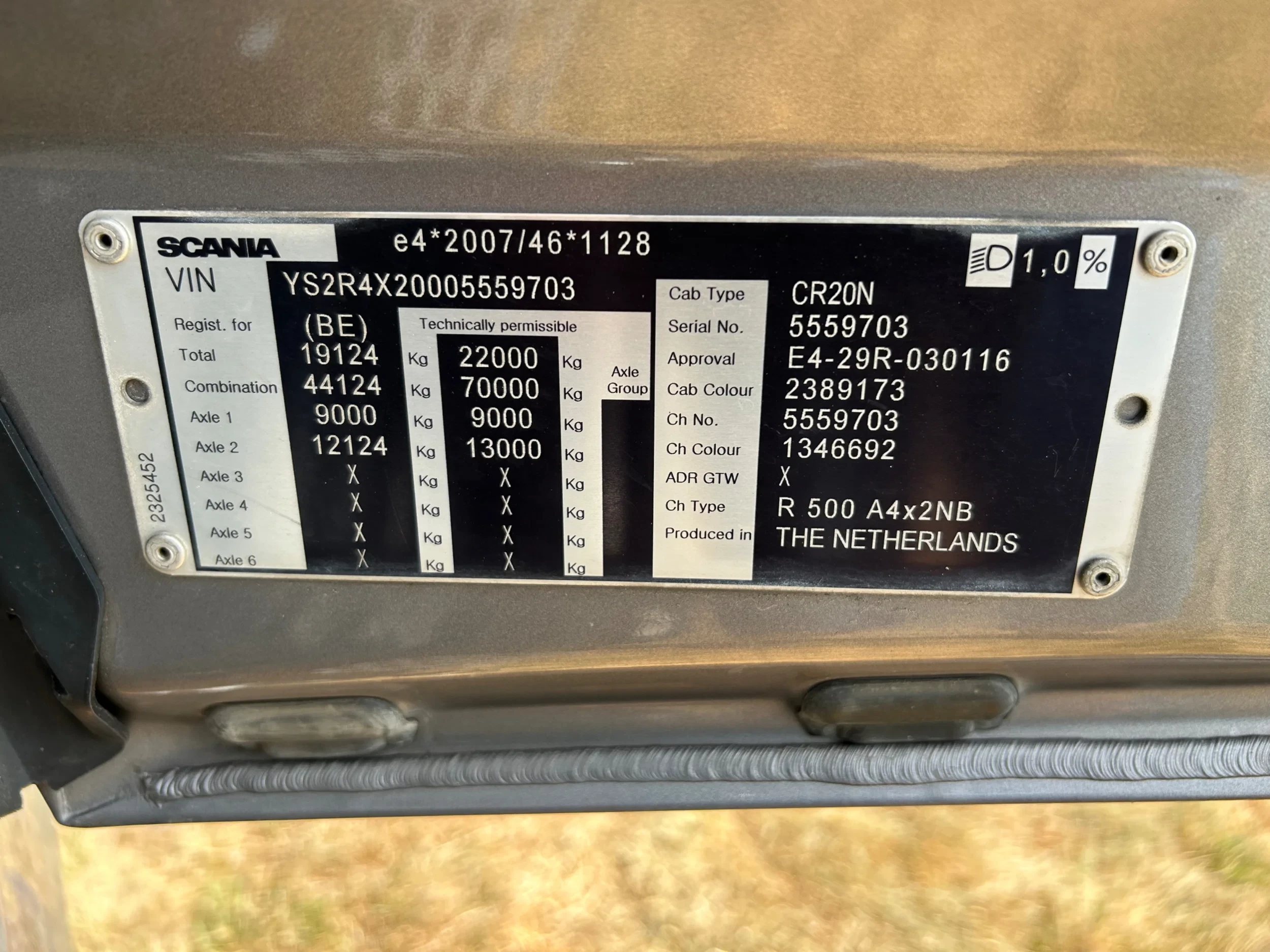 Scania R 2019 - R500 NGS | 9000 axle | PTO | 4 BALOON AIRSUSPENSION | afbeelding 15