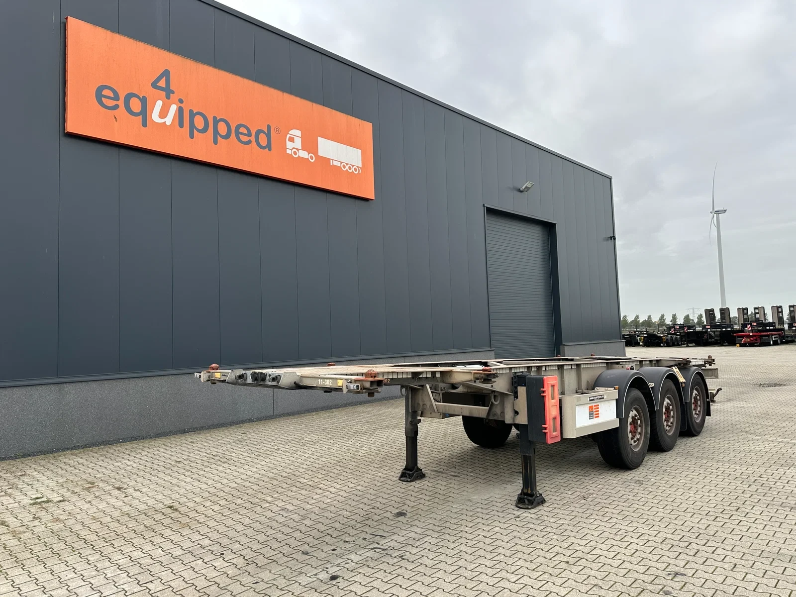 Van Hool 2012 - 20FT/30FT ADR CHASSIS / galvanized / discbrakes / ADR / 2x liftaxle / ALCOA / NL-chassis image 1