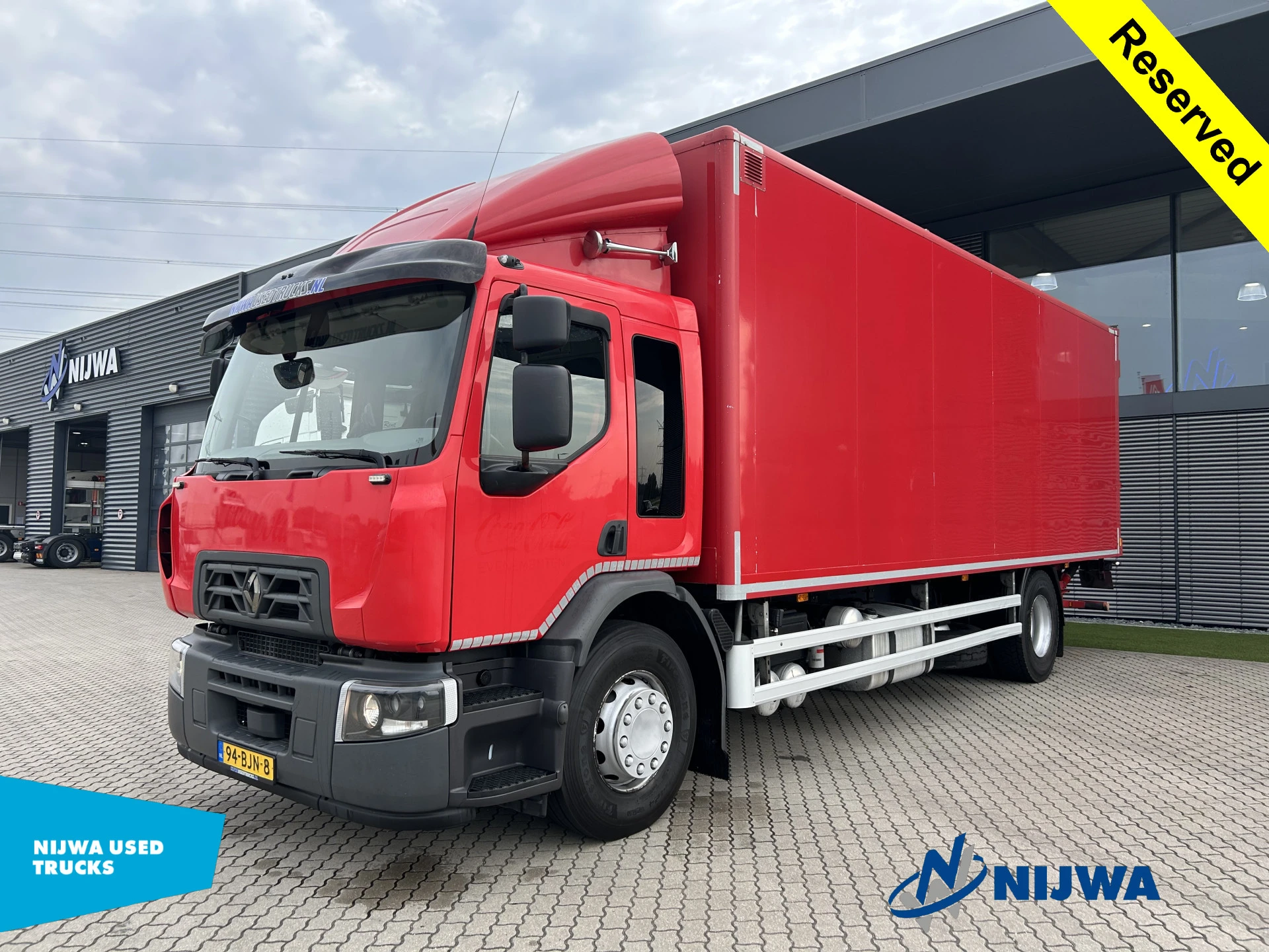 Renault D WIDE 280 4x2 Low mileage + Laadklep 3000 KG 2017 afbeelding 1