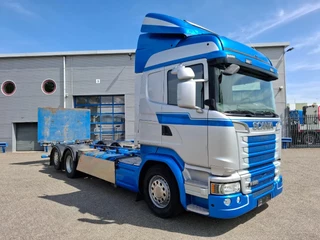 Scania R 2014 - R580 V8 / RETARDER / LIFT+LENKACHSE / FULL-AIR / PLATFORM 2000 KG / NAVI / LEATHER / AIRCO / AUTOMATIC / EURO-6 / 2014 immagine 2
