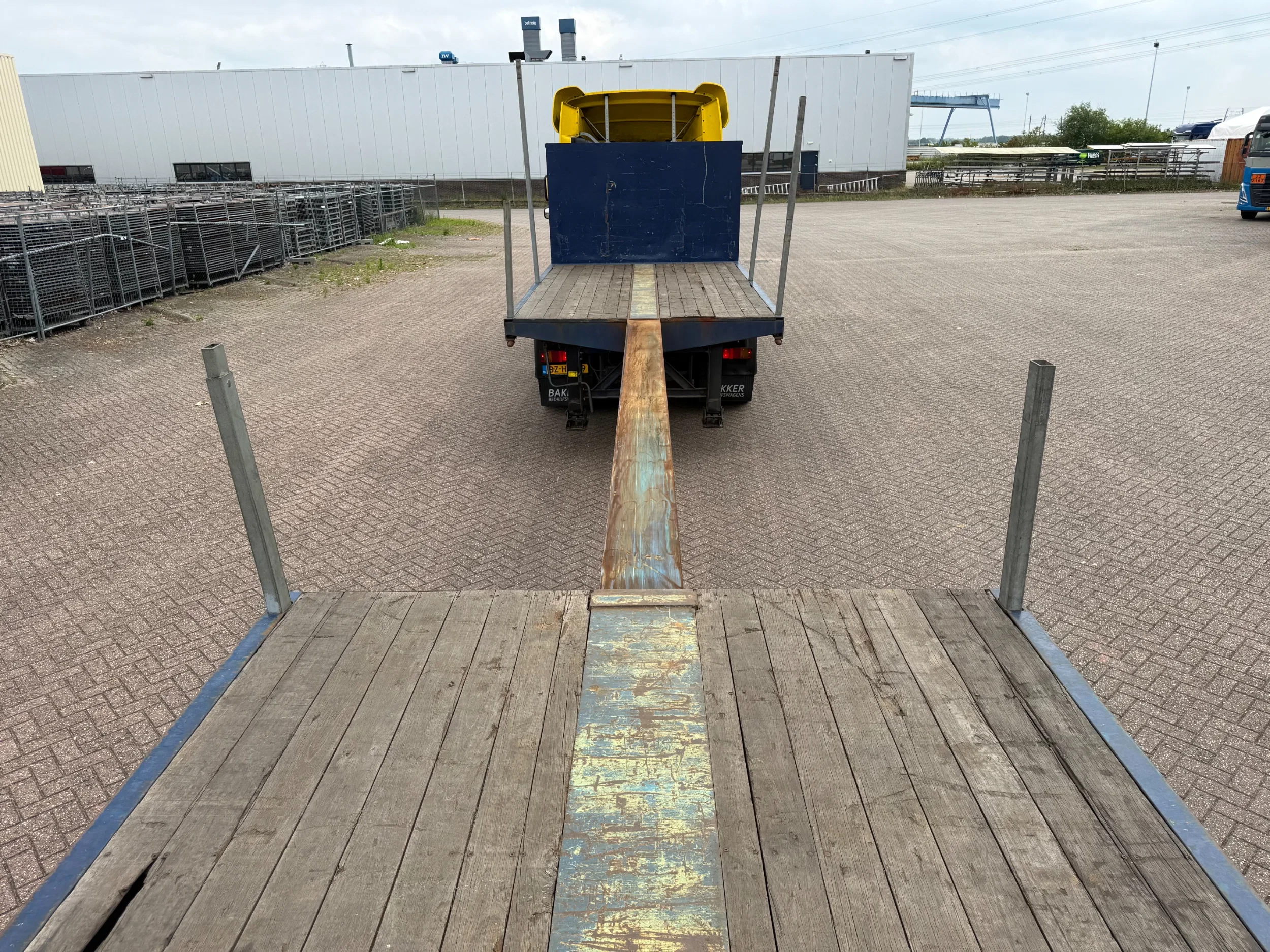Lintrailers 2007 - vlakke uitschuifbare oplegger / naloop gestuurd APK tot 1-2027 Bild 4