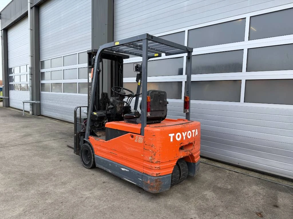 Toyota 2002 - 5FBE18 1.8 ton elektrische heftruck 1800kg triplex afbeelding 3