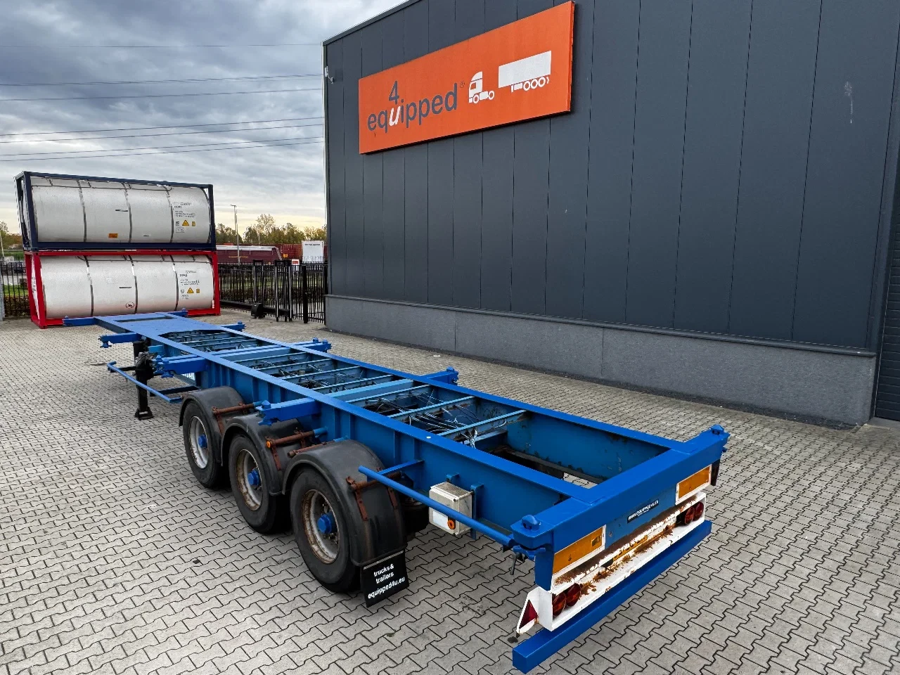 Groenewegen 1992 - 40FT-chassis / liftaxle / drumbrakes / NL-Chassis Bild 3