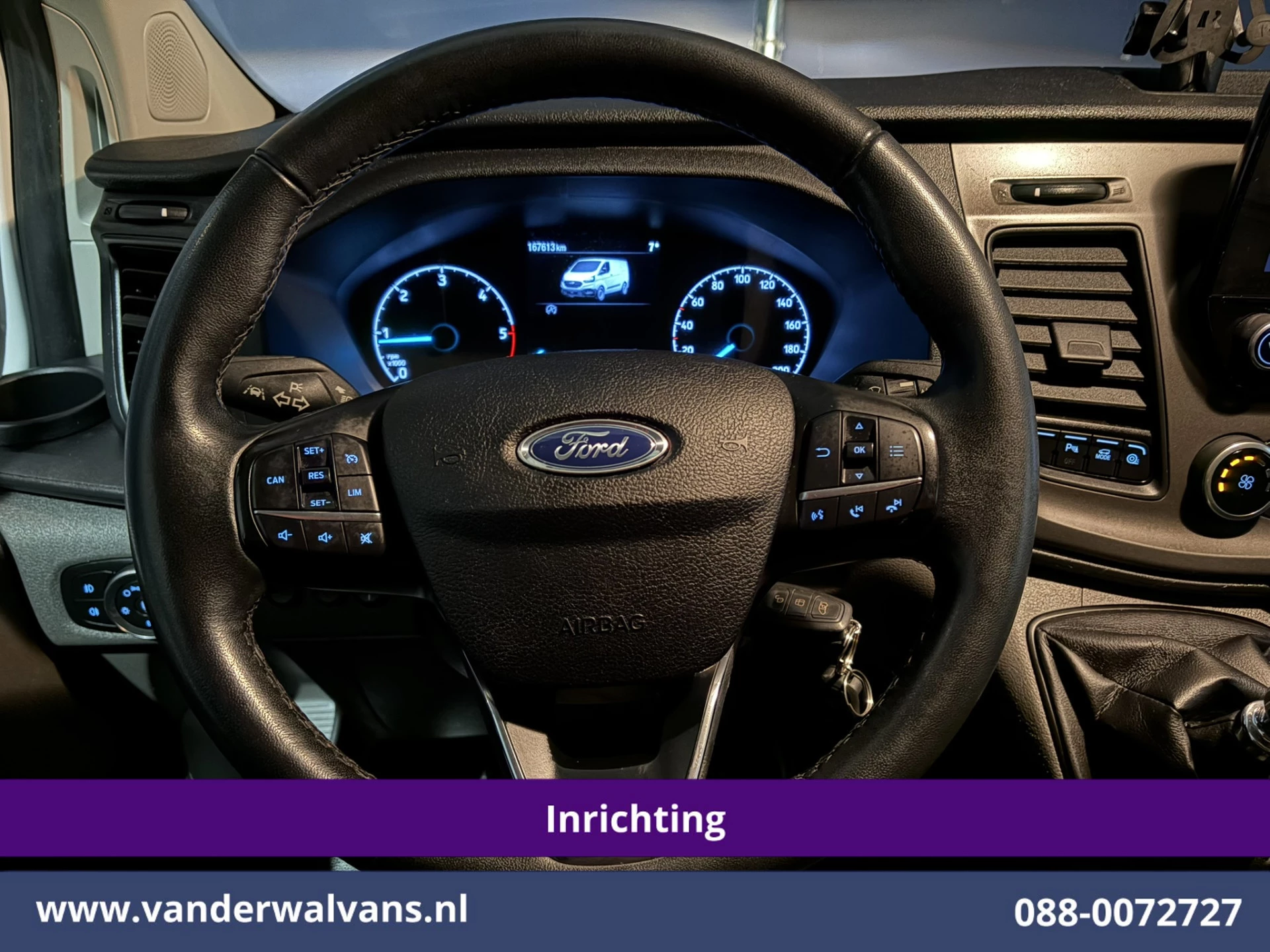 Ford Transit Custom 2022 - 2.0 TDCI 130pk L2H1 Inrichting Euro6 Airco | Camera | Omvormer | LED | Cruisecontrol | Verwarmde voorruit obrázek 6