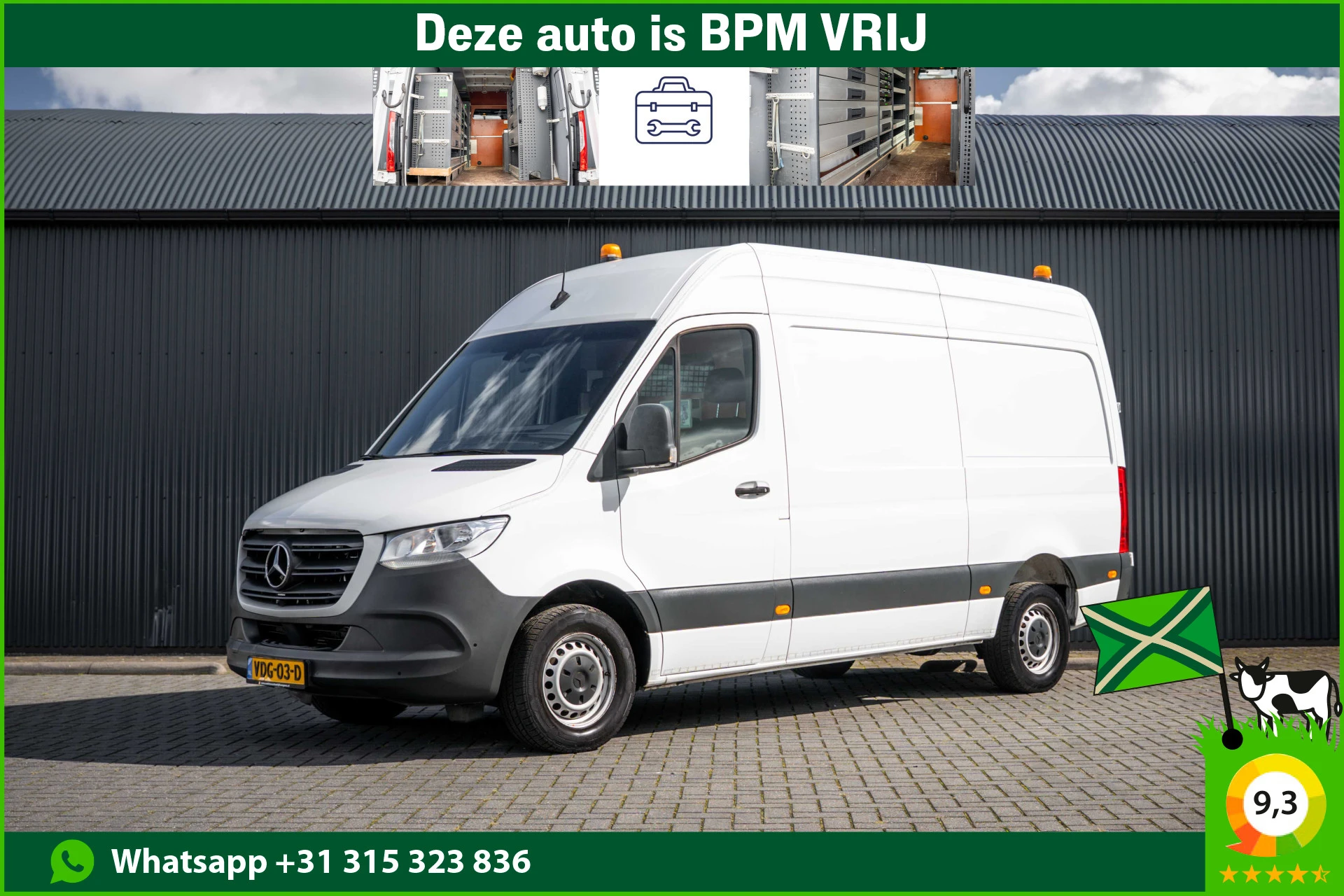 Mercedes-Benz Sprinter 2019 - 314CDI L2H2 | Automaat | 1e Eigenaar | Volledig ingericht | 360° Camera | Carplay | Cruise | PDC | Airco obrázek 1