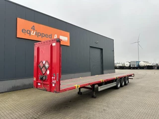 Pacton Oplegger 2020 - platte met twist locks voor 1x40FT / 2x20FT /1x20FT centraal / 1x30FT / NL trailer / APK 12-2026 obrazek 1