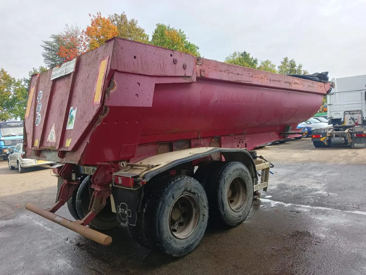 Kaiser 2010 - 2 Axle , 8 Tyres , Steel tipper trailer obrázek 3